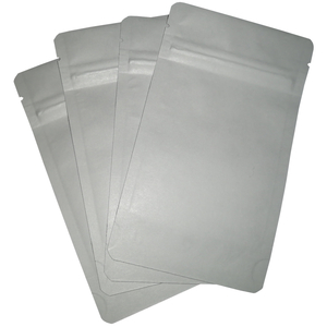 100 Aroma Beutel Druckverschlussbeutel Standbodenbeutel 110x185x65 wei�