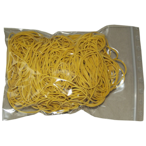 100 g Gummiringe gelb 40 mm � 1,2 x 1,2 mm breit