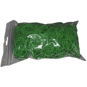 100 g Gummiringe gr�n 20 mm � 1,2 x 1,2 mm breit