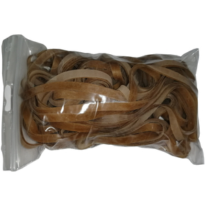 100 g Gummiringe natur 140 mm � 1,2 x 5 mm breit