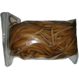 100 g Gummiringe natur 200 mm � 1,2 x 3 mm breit