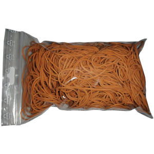 100 g Gummiringe orange 40 mm � 1,2 x 1,2 mm breit