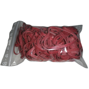 100 g Gummiringe rot 50mm � 1,2 x 4 mm breit