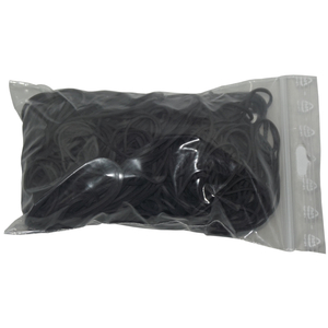 100 g Gummiringe schwarz 200 mm � 1,5 x 1,5 mm breit