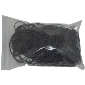 100 g Gummiringe schwarz 40 mm � 1,2 x 1,2 mm breit
