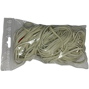 100 g Gummiringe wei� 50 mm � 1,5 x 3 mm breit