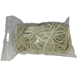 100 g Gummiringe wei� 60 mm � 1,5 x 3 mm breit