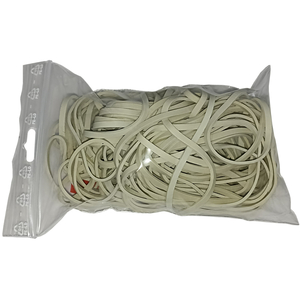 100 g Gummiringe wei� 60 mm � 1,5 x 3 mm breit