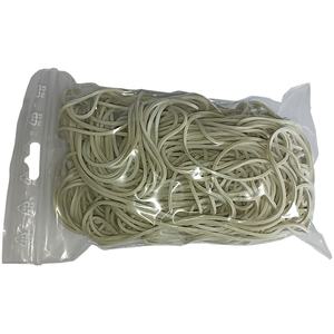 100 g Gummiringe wei� 70 mm � 1,5 x 1,5 mm breit