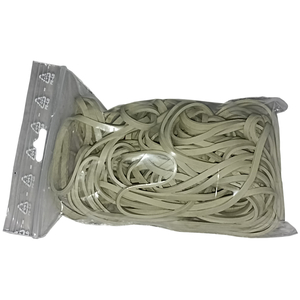 100 g Gummiringe wei� 80 mm � 1,5 x 3 mm breit