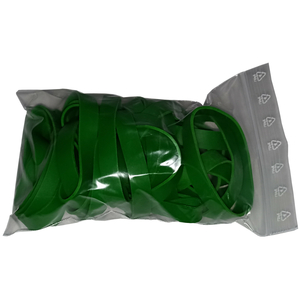 100g Gummiringe gr�n 50 mm � 1,5 x 10 mm breit