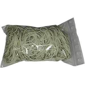 100g Gummiringe wei� 25 mm � 1,2 x 1,2 mm breit