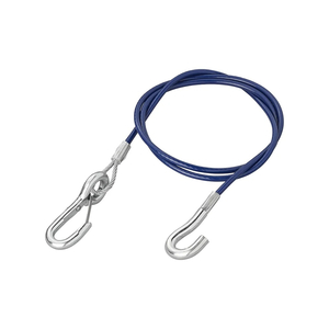 Abrei�seil 1M blau mit Haken und Karabinerhaken HD