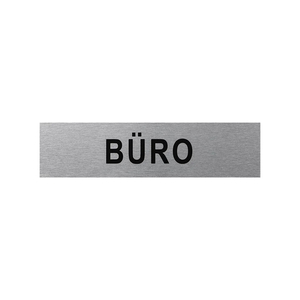 Aluminium T�rschild B�ro 160x40mm