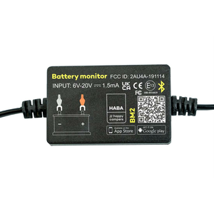 Bluetooth 4.0 Batteriemonitor schwarz 12V