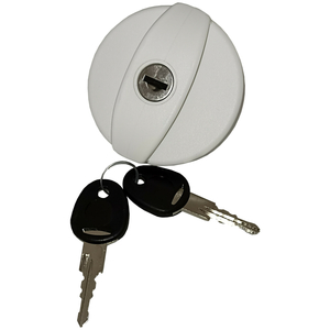 Ersatzdeckel zu Wasser Einf�llstutzen wei� mit Schl�ssel Typ FF