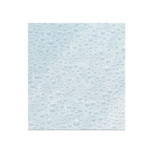 Fensterfolie Transparent Waterdrop blue 45cmx15m