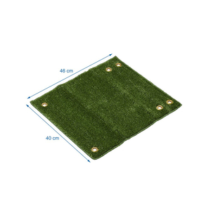 Fu�matte f�r Trittstufe Gr�n Camping 46x40 cm Inkl. 2 Federn Wohnwagen Wohnmobil