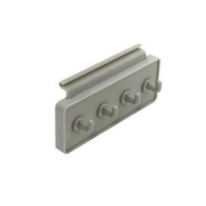 Kederschiene Hakenleiste 4 Haken 15cm breit