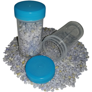 40 Schraubdosen 50ml Runddose Labor Labordose Blau
