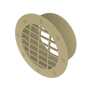 Whale-Luftkanal-Festes L�ftungsgitter 65 mm beige