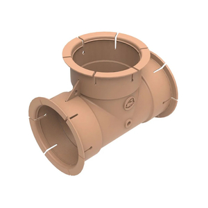 Whale-Luftkanal-T-St�ck 65 mm beige