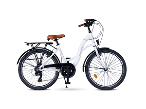 24 Zoll Alu City Bike Mdchen Fahrrad Kinderfahrrad Shimano 21 Gang Rh 41 cm