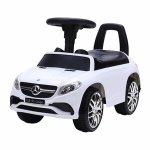 Mercedes Benz GLE Kinderauto und Schiebeauto Rutscher Rutschauto Hupe Weiss