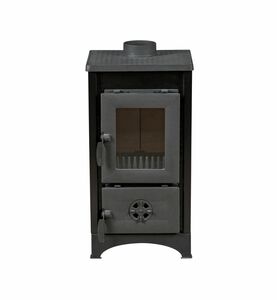 Kamin Ofen Kaminofen Anthrazit Rauchrohr 6,7KW BimSchV2  EEK A 