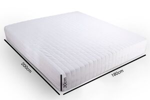 Easy Comfort Matratze Komfortschaum Rollmatratze 30cm (H3) Wei� 180x200 cm