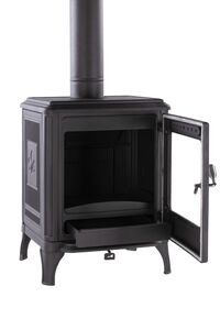 Design-Kaminofen Klassik Kamin Ofen Kaminofen Guss Ofen 7kW EEK A+ 130mm