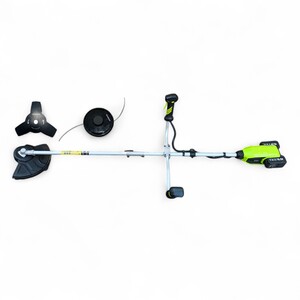 40V 2in1-Akku-Freischneider Trimmer Garten Ger�t Kombiger�t 2 x Akku + Doppelladeger�t