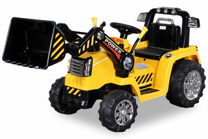Kinder Elektro Auto Fahrzeug Bagger Traktor Kinderauto Elektrobagger 2x35W