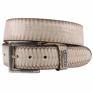Sendra G�rtel Schlangenleder 8563 beige/braun