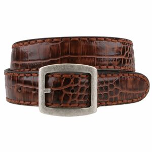 Sendra Leder G�rtel Kroko-Optik 879 Braun