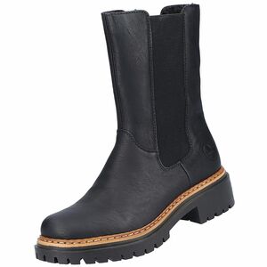 Rieker Damen Chelsea Boots gef�ttert Schwarz
