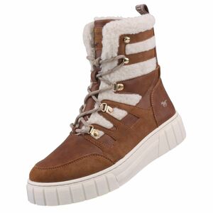 Mustang Damen High-Top Sneaker gefttert Braun