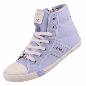 Mustang Damen Canvas High Top Sneaker Lila