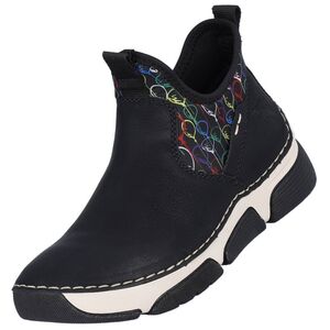 Rieker Damen Stiefelette Schwarz