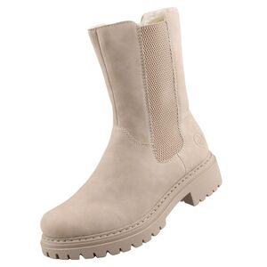 Rieker Damen Chelsea Boots gef�ttert Beige