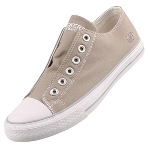 Dockers by Gerli Damen Canvas Sneaker Grau