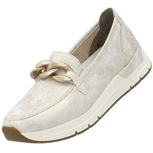 Rieker Damen Slipper Beige