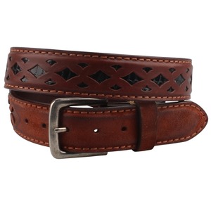 Originalbelts Herren Leder G�rtel 7510 Braun/Python