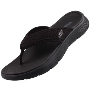 Skechers Go Walk Flex Sandal Holly Damen Zehentrenner Schwarz