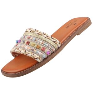 Mustang Damen Pantolette Gold/Multi