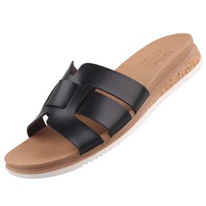 Skechers Bobs Desert Kiss Low Peak Look Damen Pantolette Schwarz