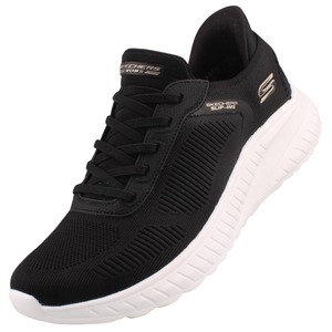 Skechers Slip-Ins Bobs Squad Chaos Current Muse Damen Sneaker Schwarz/Wei�