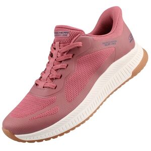 Skechers Slip-Ins Bobs Squad 4 Staple Look Damen Sneaker Rosa