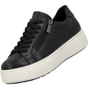 Rieker Damen Plateau Sneaker Schwarz