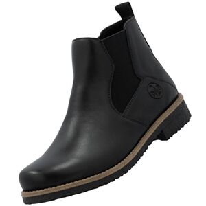 Rieker Damen Chelsea Boots Schwarz